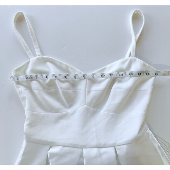 NWT RARE Hutch Birdie High-Low Crepe & Taffeta Strappy Gown in White Size 2 - Picture 12 of 13